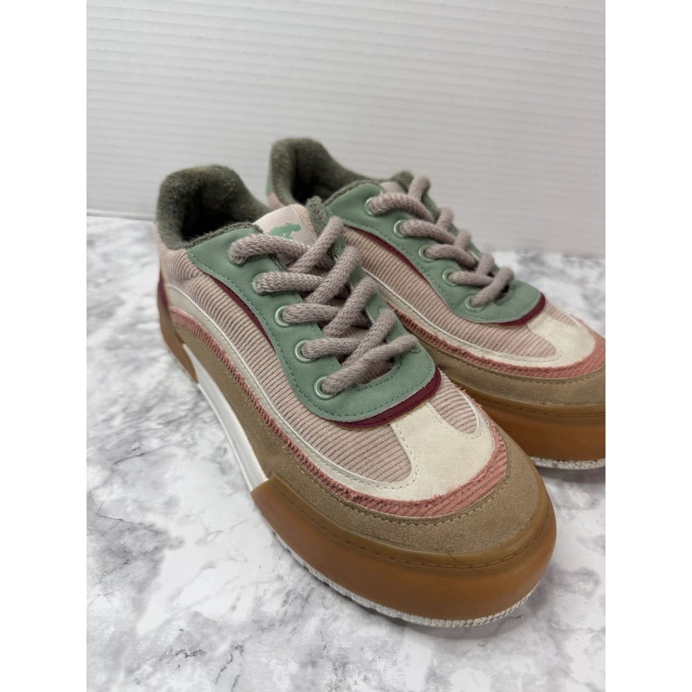 Rocket Dog Women's Size 7 Carson Sneakers Taupe/Sage/Mauve Pink